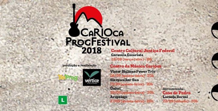 CaRIOca ProgFest, o rock progressivo em vários palcos pela cidade